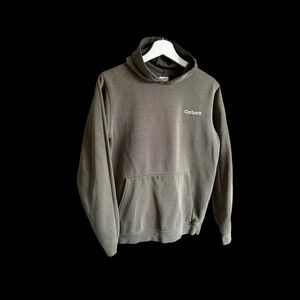 Vintage Carhartt Youth Hoodie Pullover Sweatshirt Youth 14-16 Women's Sz Small